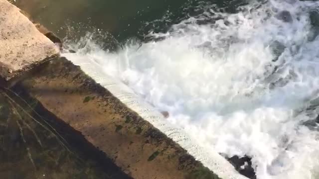 Wonders of nature: rock vs water! What will be the result?