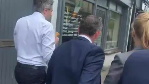 Simon Harris goes into full panic mode starts screaming and is then assaulted