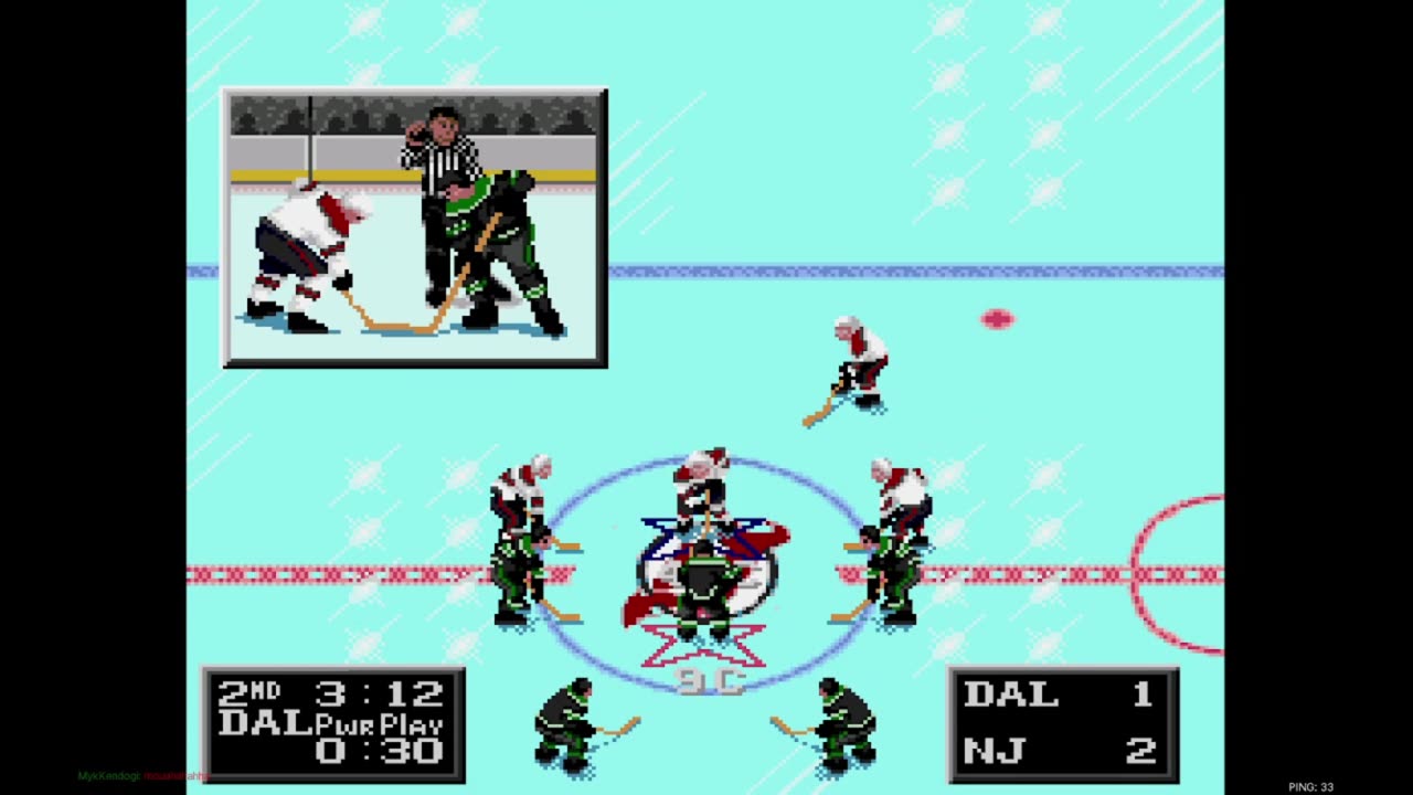 NHL '94 New Player League Playoff F G5 - MykKendogi (DAL) at Len the Lengend (NJ)