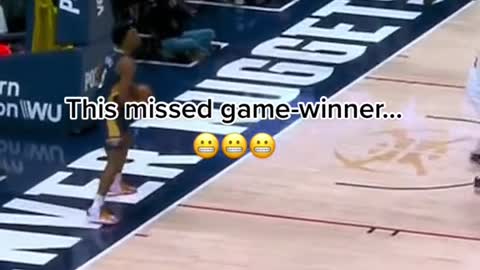 The Nuggets ended up winning in OT anyway 😅