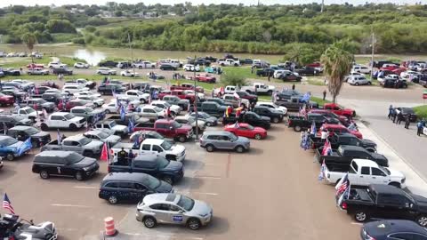 Huge Trump Train in Texas