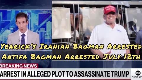 George Webb: Yearick’s Iranian Bagman For Antifa Arrested - Metadata Stops on July 12th,