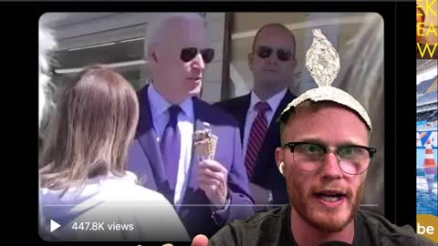 We are in a Simulation Resistance is futile - Biden EATS ICE CREAM AND....