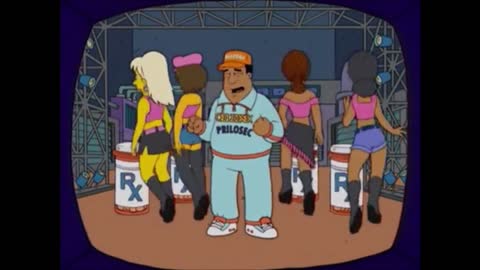 The Simpsons Pfizer 2005.