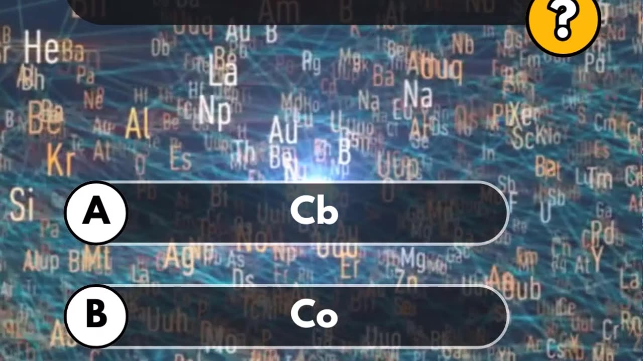 What is the chemical symbol for cobalt?