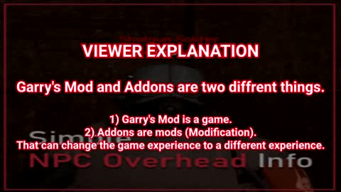 Simple NPC Overhead Info (GMOD Tool Showcase)