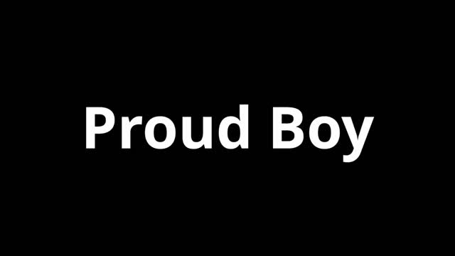 PROUD BOY by Loza Alexander #TRUMP2020