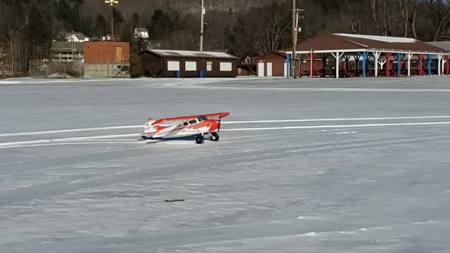 Flex cessna 170 snow day