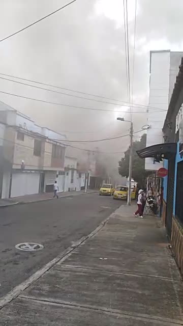 Incendio se registra en el barrio las Mejoras Públicas de Bucaramanga