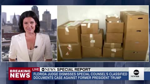 Judge dismisses Trump's federal classified documents case ABC News