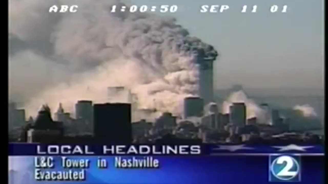 ABC news footage on September 11 2001- Peter Jenning