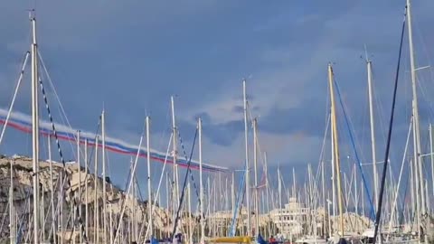 Flying the colors for Who? France messed up the order lol