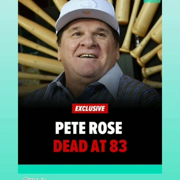 Rip to Pete rose 🙏🕊🕯10/14/24