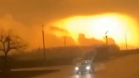 Powerful explosion in Cherkasy