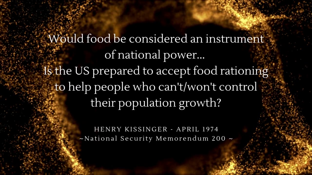 Food Conspiracy, really!? | Kissinger