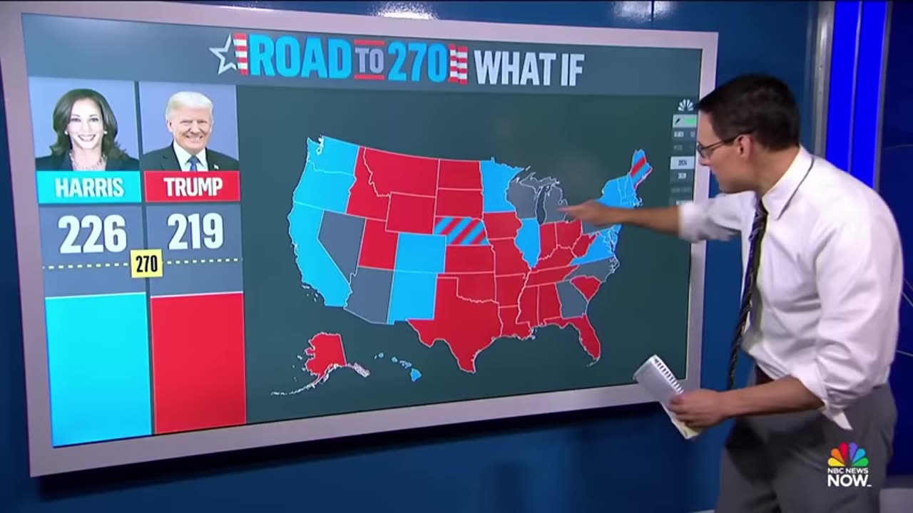 Steve Kornacki explains how one district in Nebraska could decide the election