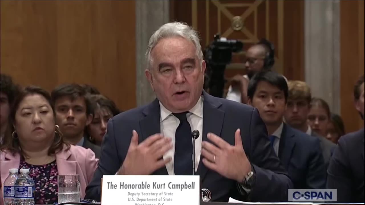 Deputy Sec. of State Testifies on U.S.-China Relations Live