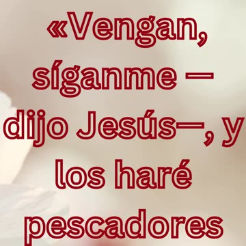Mateo 4:19-20: "El Llamado de los Primeros Discípulos"