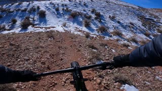 Retail in the Snow on a Fat Bike