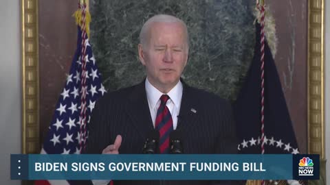 Biden Signs Bill On Funding For The Federal Government