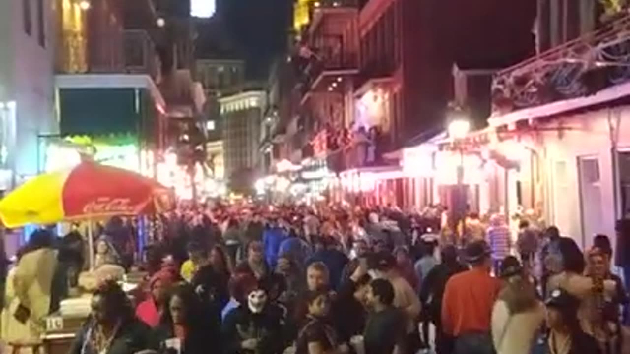 Halloween On Bourbon Street French Quarter