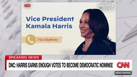 Harris has earned enough votes to win the Dem nomination, says party chair