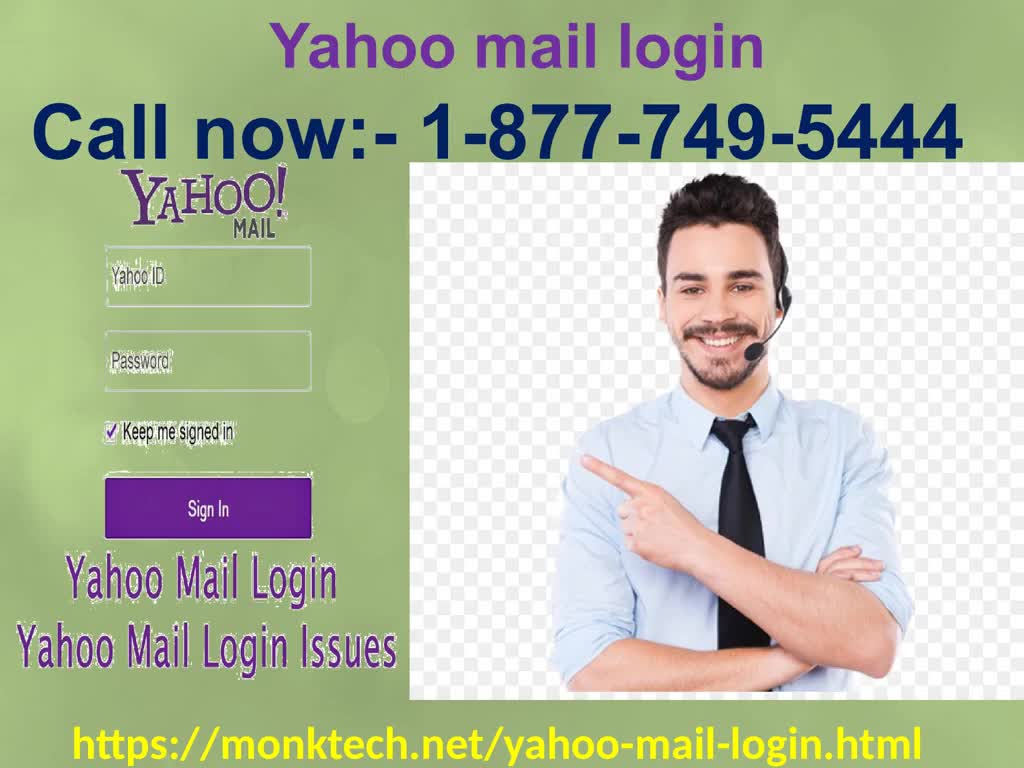 Call 1-877-749-5444 to recover your yahoo mail login id