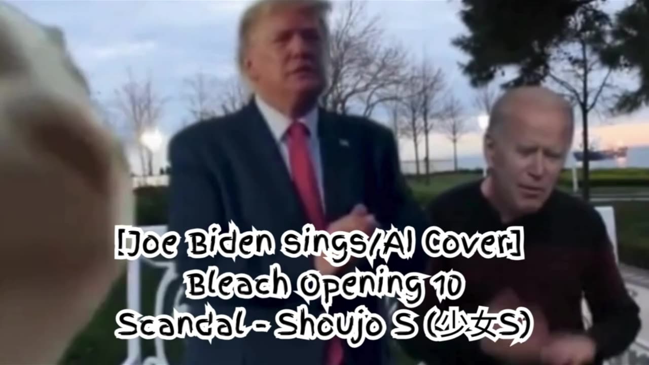 [Joe Biden sings/AI Cover] Bleach Opening 10 Scandal - Shōjo S