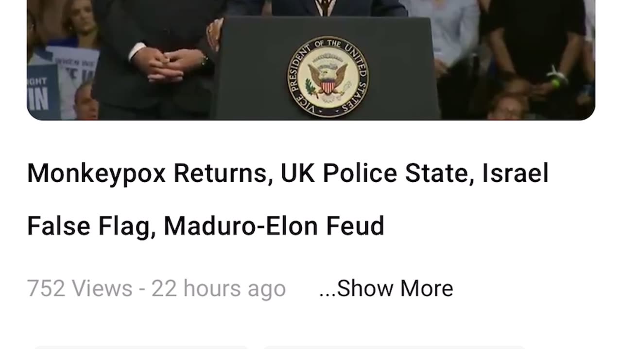 Monkeypox Returns, UK Police State, Israel False Flag, Maduro-Elon Feud