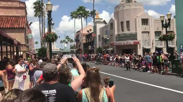 Captain Phasma Leads March of The First Order at Hollywood Studios _ Disney Worl