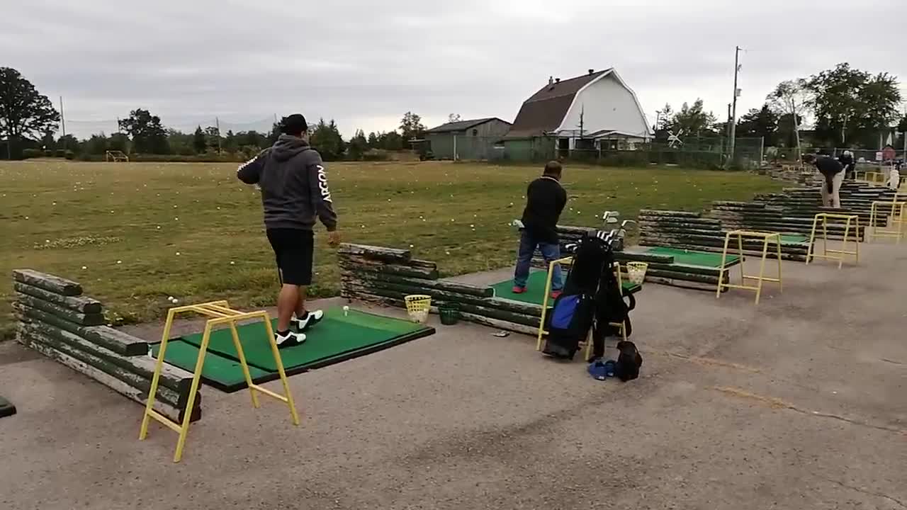 Driving Range Golfing