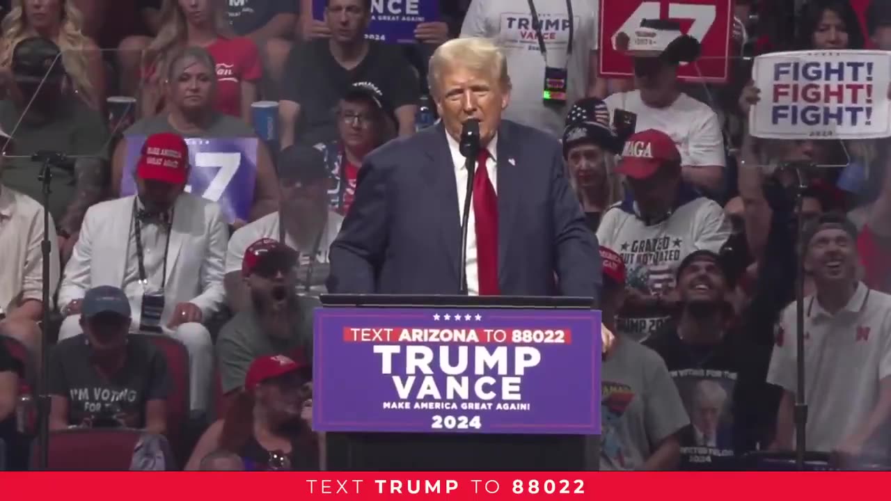 Trump stuns the crowd into silence as he reveals that Kamala Harris lost over 325,000 children...