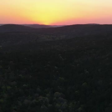 Talimena State Park Oklahoma Sunset