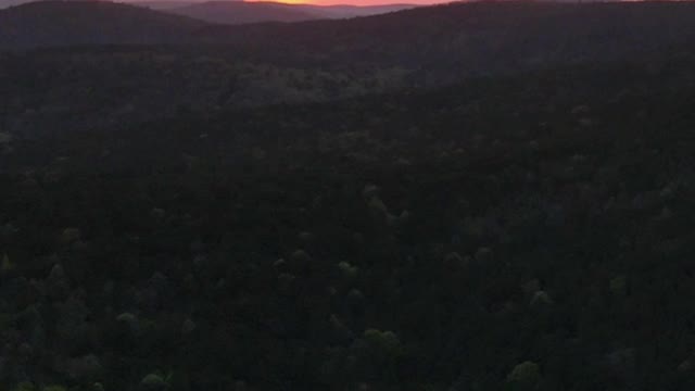 Talimena State Park Oklahoma Sunset