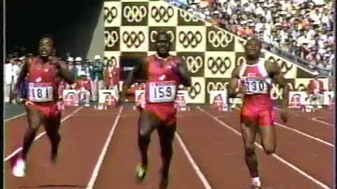 Séoul 88 Course du 100 mètres Ben Johnson vs Carl Lewis