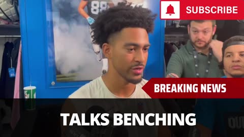 Bryce Young Talks Benching