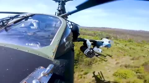 Russian Helicopter During The Special Military Operation