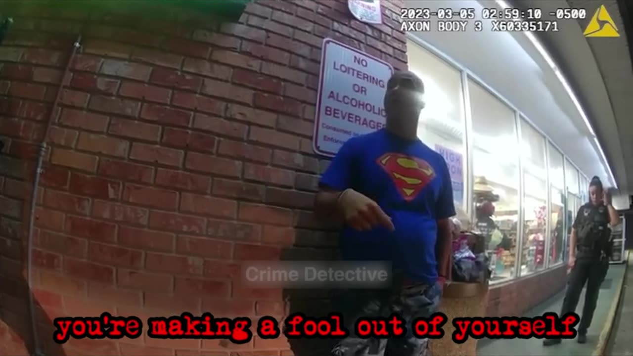 This Drunk Suspect Thinks He's A Hero & Threatens Cops #shorts #police #truecrime #hero #drunk