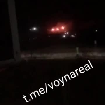 Russian MLRS rockets fired from the city of Nova Kakhovka