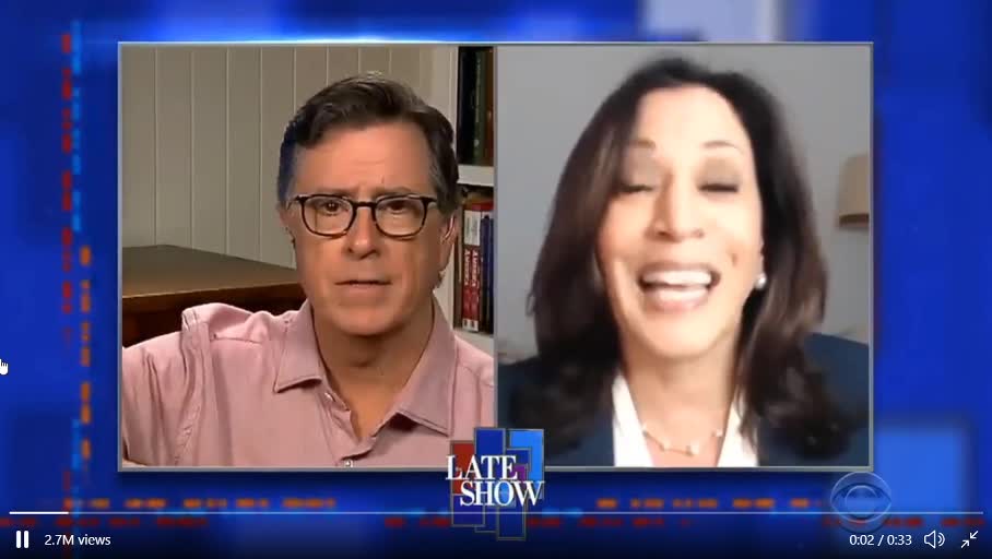 KAMALA HARRIS - RIOTS ARE NOT GOING TO STOP and they should not stop