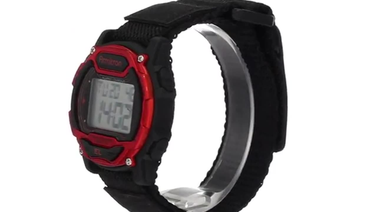 Armitron Sport Unisex Digital Chronograph Nylon Strap Watch, 45/7004