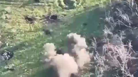 Direct Hit on Russian Lines