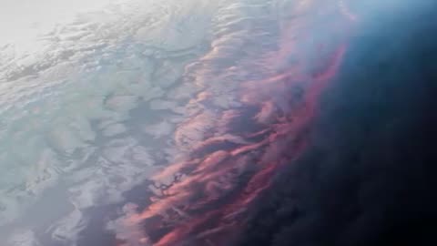 This is what sunset looks like from space.