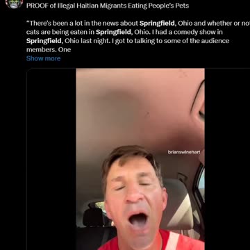 PROOF of Illegal Haitian Migrants Eating People’s Pets. However, David Muir of ABC News said it wasn't true because the city council manager denied it. David Muir and the city council manager are lying. The reason why the city council manager ow