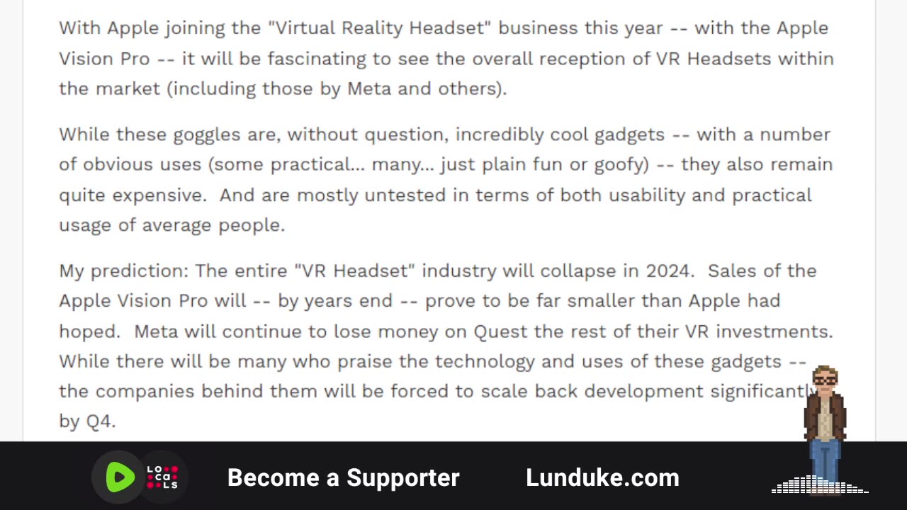 Lunduke's 5 Tech Predictions for 2024