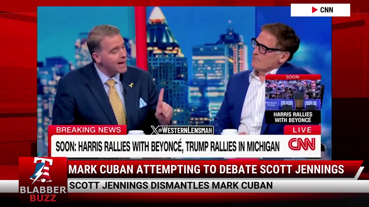 Mark Cuban Attempting To Debate Scott Jennings