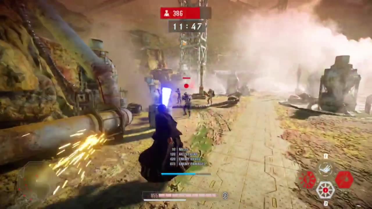 SWBF2: Arcade Onslaught Anakin Skywalker Kessel Gameplay