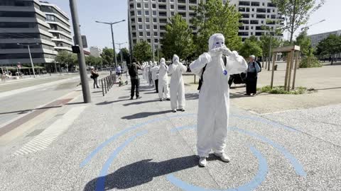 Les Masques BLancs Lyon L'école des LArmes Confluence 14 Août