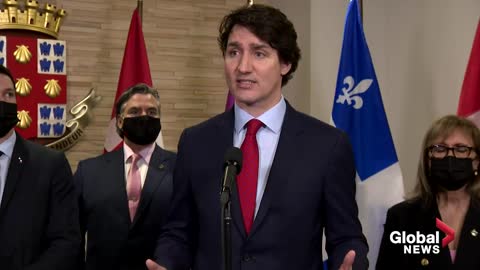 Trudeau agrees with Biden that Russia committing genocide in Ukraine