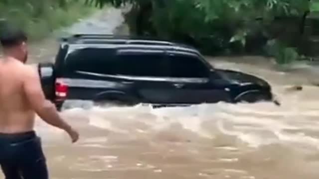 He went to try to cross the river and it was very bad